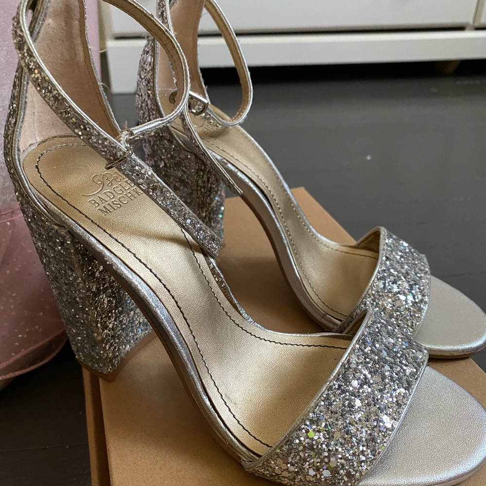 Glittery heels